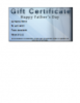 Free download Fathers Day Gift Certificate Template Microsoft Word, Excel or Powerpoint template free to be edited with LibreOffice online or OpenOffice Desktop online