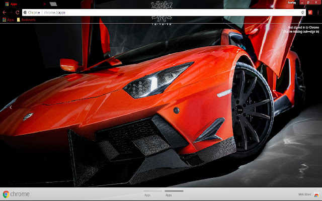 lamborghini theme 1920*1080  from Chrome web store to be run with OffiDocs Chromium online