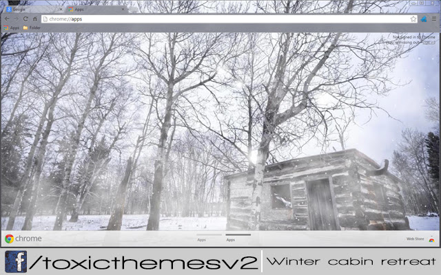 Winter cabin  from Chrome web store to be run with OffiDocs Chromium online