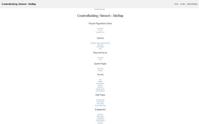 CreativeBuilding | Network SiteMap  from Chrome web store to be run with OffiDocs Chromium online