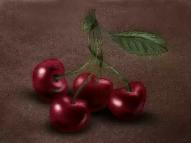 Free download Cherry Vitamins Nutrition free illustration to be edited with GIMP online image editor