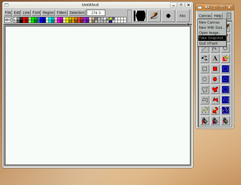 Editor de fotos en línea gratuito Xpaint con offidocs