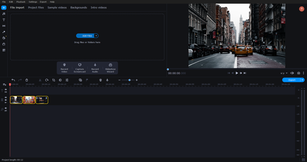 Movavi video editor