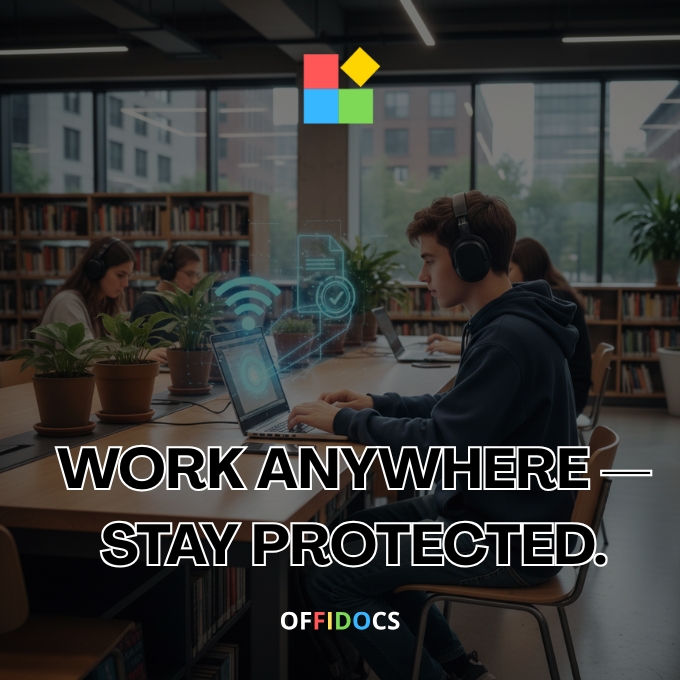 Work anywhere — stay protected.