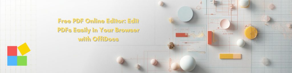 Banner image promoting free PDF editor online