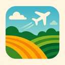 icon_agriculture_airplane_abstract icon preview