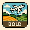 icon_agriculture_airplane_bold icon preview