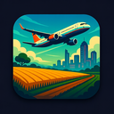 icon_agriculture_airplane_cyberpunk icon preview