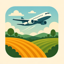icon_agriculture_airplane_elegant icon preview