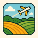 icon_agriculture_airplane_filled icon preview