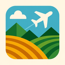 icon_agriculture_airplane_geometric icon preview