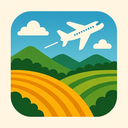 icon_agriculture_airplane_iconic icon preview