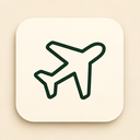 icon_agriculture_airplane_minimalist icon preview