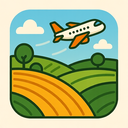 icon_agriculture_airplane_organic icon preview