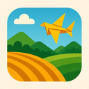 icon_agriculture_airplane_origami icon preview