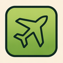 icon_agriculture_airplane_sharp_edges icon preview