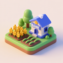 icon_agriculture_bank_3d_isometric icon preview
