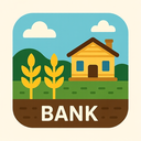 icon_agriculture_bank_flat_design icon preview