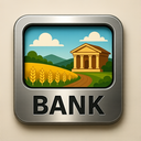 icon_agriculture_bank_metallic icon preview