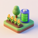 icon_agriculture_battery_3d_isometric icon preview