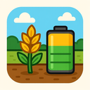 icon_agriculture_battery_cartoon icon preview