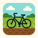 icon_agriculture_bicycle_flat_design icon preview