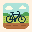 icon_agriculture_bicycle_flat_pastel icon preview