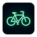 icon_agriculture_bicycle_neon icon preview