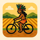 icon_agriculture_bicycle_tribal icon preview