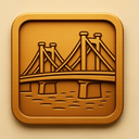 icon_agriculture_bridge_embossed icon preview