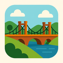 icon_agriculture_bridge_flat_design icon preview