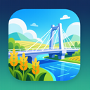 icon_agriculture_bridge_futuristic icon preview