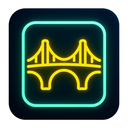 icon_agriculture_bridge_neon icon preview