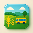 icon_agriculture_bus_glassy icon preview