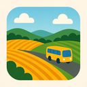 icon_agriculture_bus_thin icon preview