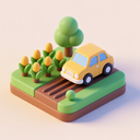 icon_agriculture_car_3d_isometric icon preview