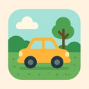 icon_agriculture_car_flat_pastel icon preview