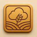 icon_agriculture_cloud_embossed icon preview