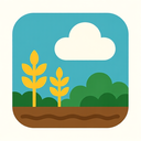 icon_agriculture_cloud_flat_design icon preview