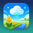 icon_agriculture_cloud_futuristic icon preview
