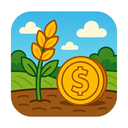 icon_agriculture_coin_cartoon icon preview