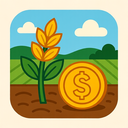 icon_agriculture_coin_iconic icon preview