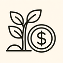 icon_agriculture_coin_line_art icon preview