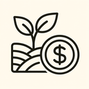 icon_agriculture_coin_outline icon preview