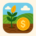 icon_agriculture_coin_rounded icon preview