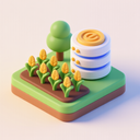 icon_agriculture_database_3d_isometric icon preview