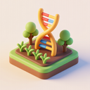 icon_agriculture_dna_strand_3d_isometric icon preview