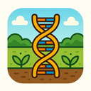 icon_agriculture_dna_strand_cartoon icon preview