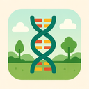 icon_agriculture_dna_strand_flat_pastel icon preview
