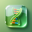 icon_agriculture_dna_strand_glassy icon preview